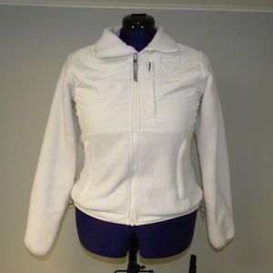The North Face White Polartec Jacket XS